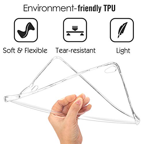 Hborna Clear Case For 10.9" Ipad Air 5Th Generation 2022 / Ipad Air 4Th Generation 2020, Support Apple Pencil 2Nd Gen Charging, Slim Lightweight Silicon Back Cover For Ipad Air 4/5 10.9 Inch #TOP3