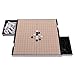 Go Game Board Przenośna płyta składana GO Gra Weiqi Chinese Chess Gobang Game Set Weiqi Gra planszowa (Kolor: czarno-biały rozmiar: jeden rozmiar) zhengzilu