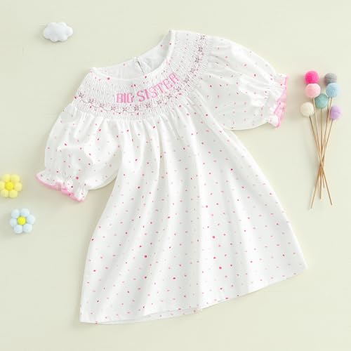 FIOMVA Big Sister Little Sister Matching Outfit Big Sis Little Sis Matching Outfit Big Sis Lil Sis Dress Girl Summer Clothes4