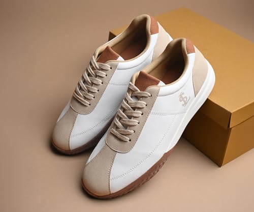 Image of LOUIS STITCH Men's Casual Lightweight Lace-Up Low-Top Sneakers for Men| Cushioned Comfort | Lightweight & Comfortable Casual Lace-Up Shoes | LSP-SNK-AVI-Lace-Ups