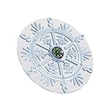 MEILAN Snowboard Stomp Pad, 3D Clear Snowflake Snowboarding Stomp Pads, PVC-Material, 15 cm x 15 cm x 1,5 cm (Blue) (Blau)