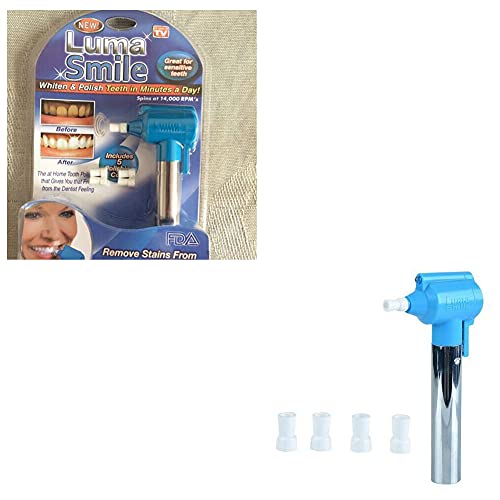 Uteruik Zahnpolierer Whitener Fleckenentferner mit LED-Licht Luma Smile Gummischalen – Bild 5