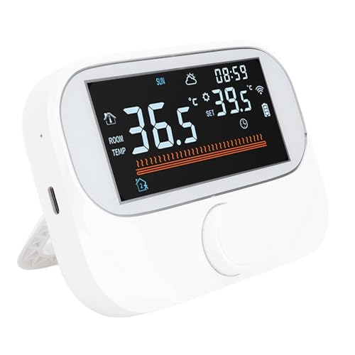 Thermostat de pièce sans fil LCD programmable connecté pour maison intelligente - 3
