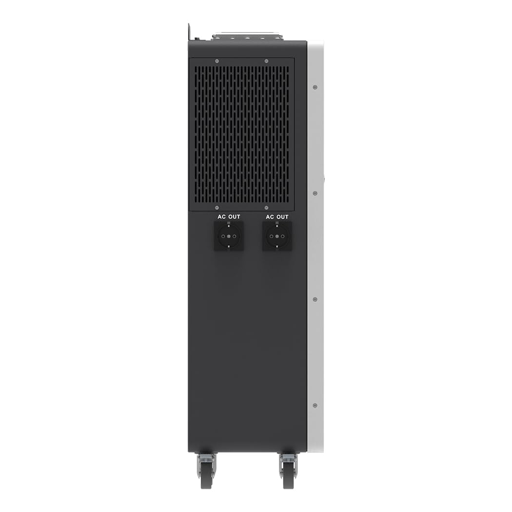 Sistema di accumulo di energia all-in-one da 5,12 kWh con inverter solare da 4,2 KW, uscita sinus pura AC220 V, caricatore solare MPPT, ingresso PV max 500 V