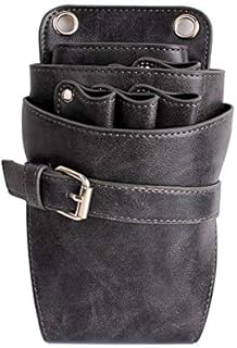 Scissor Bag Belt, Leather Hairdressing Pouch Holster Salon Barber Hairstylist Hairdresser Tools Bag for Combs, Clips Christmas Day & New Year Gift