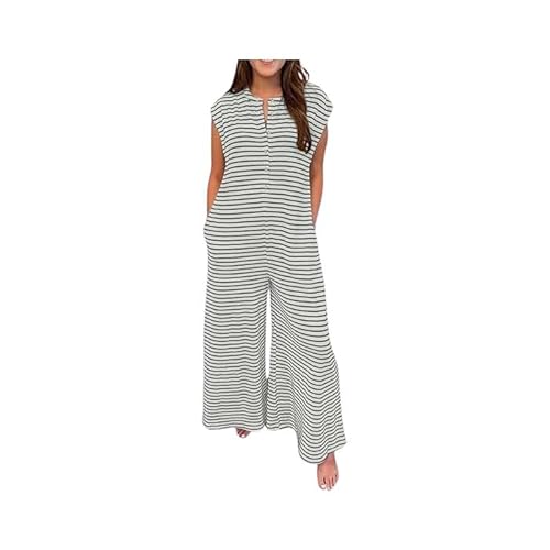Women’s Summer Loose Stripes Overalls XL Women’s Summer Loose Stripes Overalls XL