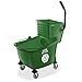 Dryser Commercial Side Press Wringer Combo Mop Bucket, 33 Quart, Green