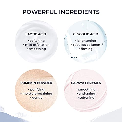 Alana Mitchell Pumpkin Anti Aging Face Mask – Exfoliating Natural Face Masks W/Glycolic & Citric Acid – Facial Mask For Glowing, Refreshed Skin – Gel Face Mask For All Skin Types (0.5 Oz) #TOP4