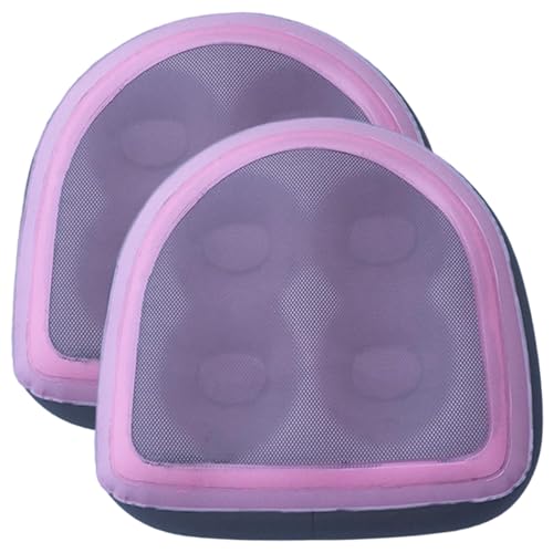 Asiento para bañera de hidromasaje, asiento elevador inflable de 2 piezas, bañera de hidromasaje de malla antideslizante cómoda con ventosas, elevador inflable multifuncional para piscina, spa
