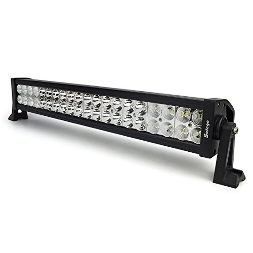 Safego A120WCB-24S 21.5" 120W Led Barre De Travail Phares Longue Portée Led Projecteur Pour Véhicule Tout-Terrain/Bateaux/Camion/Voiture Epistar 40-Led Spot Flood Lumière Lampe De Chantier