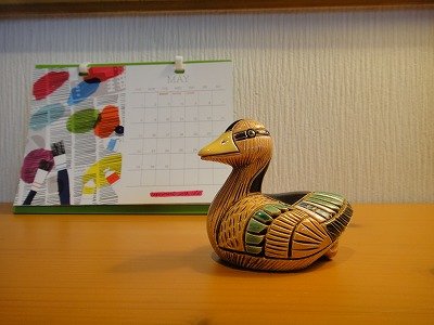 陶器 動物 鴨 カモ 置物 イタリア製 AHURA 陶器 動物 鴨 置物 イタリア製 完成品 カルガモ マガモ アニマル