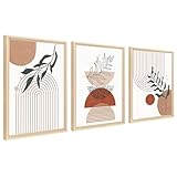Tableau Encadrée Prêt à être Accroché : Nos peintures sur toile sont compressées sur un panneau MDF et fixées dans des cadres MDF à l'aide de loquets. Elles forment un ensemble d'œuvres d'art de qualité solide, imperméables, résistantes aux températures élevées et inodores. Vous pouvez également attacher un crochet de suspension au cadre.