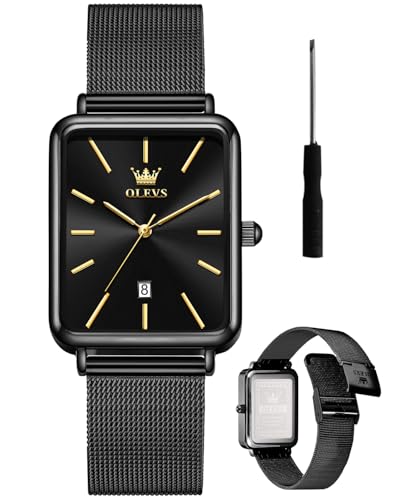 Image of OLEVS Watch for Women Analog Quartz Original Womens Watch Fashion Ultra Thin Minimalist Silicone Strap Waterproof Slim Watches for Ladies