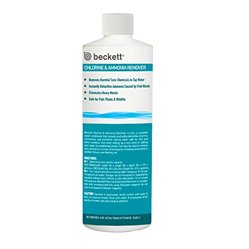Beckett AMCR16 Pond Chlorine & Ammonia Remover