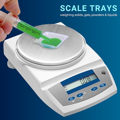 weigh boats small 7ml 125 pack disposable plastic trays for scale anti-static square tray weighing dishes polystyrene lab dish for powder weight mixing epoxy mini sample containers pour boat