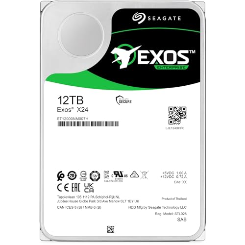 Seagate Modèle du produit : Exos X24 SATA 12Go 7200tpm 512Mo cache Neuf - vue 3
