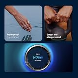 Noise Luna Ring (Kaufen Sie zuerst das Größenset) – genauester Smart-Ring, verfolgen Sie Schlaf, Aktivität, Bereitschaft, Stress, Menstruationsgesundheit und mehr – bis zu 6 Tage Batterie – Größe 9