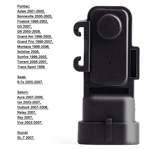 Fuel Pump Tank Vapor Vent Pressure Sensor As302 Compatible With Buick Cadillac Chevrole Gmc Hummer Isuzu Oldsmobile Pontiac Saab Saturn Suzuki 16238399,16196060 #TOP6