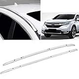 Aluminum Roof Rack Side Rails Replacement for 2017 2018 2019 2020 2021 Honda CRV Silver Cross Bars Cargo Luggage Carrier