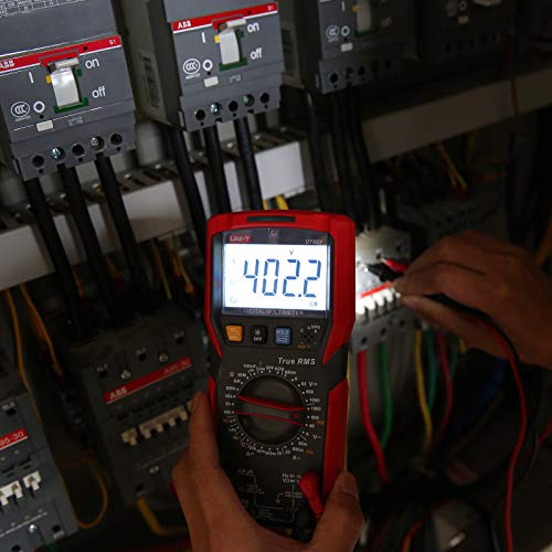 Image of UNI-T Digital Multi Meter UT89X 6000 Counts True RMS Sine Wave Measurement Live Wire Test AC DC Voltage Current Ohm Capacitance Frequency Temperature Probe Diode Continuity Dual Range NCV hFE