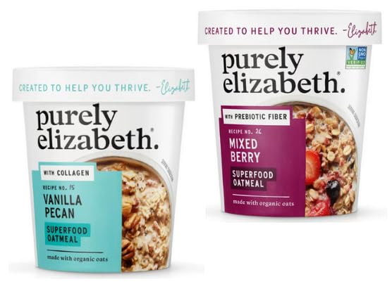 Purely Elizabeth Avena Orgánica, Avena Instantánea, Taza 1.76 oz