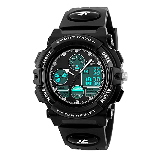 Image of PASNEW Kids Watch,Multifunction Digital Analog Watches