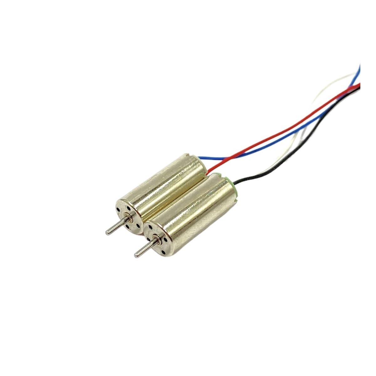 CQMLWSDNW 2PCS 7mm*16mm CW+CCW Coreless Electronic Starter Shaft OD 1mm DC 3V 3.7V 55000RPM High Speed 716 Electronic Starter RC Drone Quadcopter Engine CQMLWSDNW