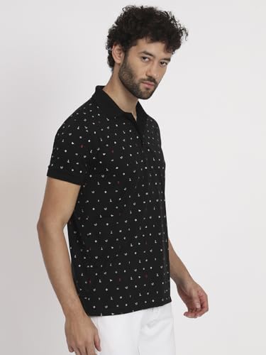 Image of Men Cotton Half Sleeves Regular FIT Polo T-Shirt
