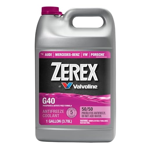 Valvoline Zerex G40 50/50 Ready-to-Use Antifreeze Coolant 1 Gallon