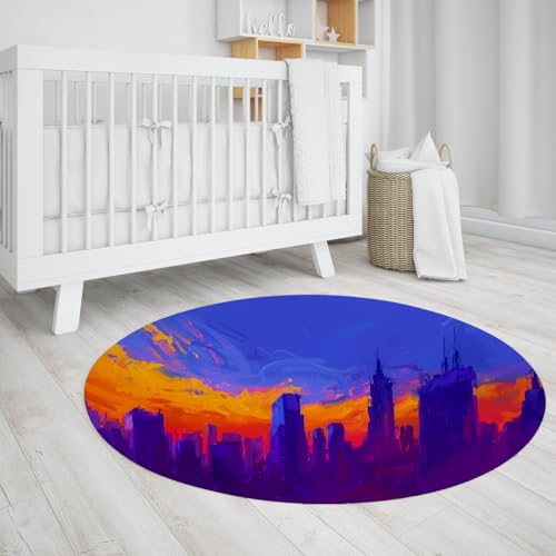 Tapis lavable bleu antidérapant résistant pour sol de chambre