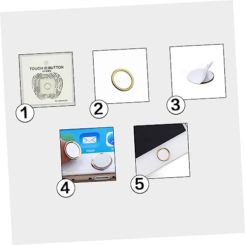 Veemoon Luvas Brancas Adesivos De Telefone Adesivos Para Celular Metal 6s Adesivos Chave Adesivo De