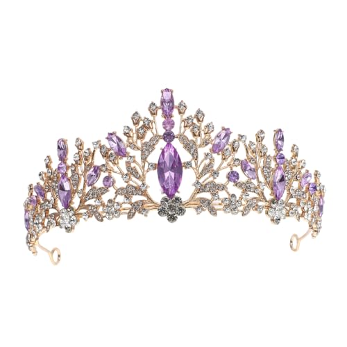 Diadème princesse or pour mariage élégant et accessoire de mariée