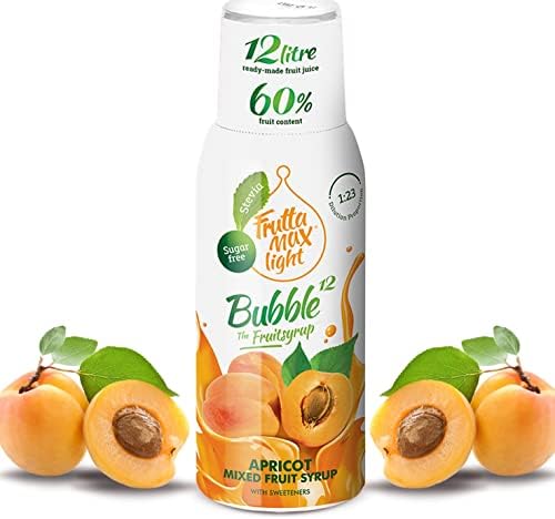 Light - Low Carb - Fitness Syrup by FruttaMax | Zero Sugar | with Stevia | 50% Fruit Content 500ml (Mango Light)