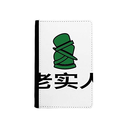 Porte-passeport blague chapeau vert pour voyage humoristique et protection de document original