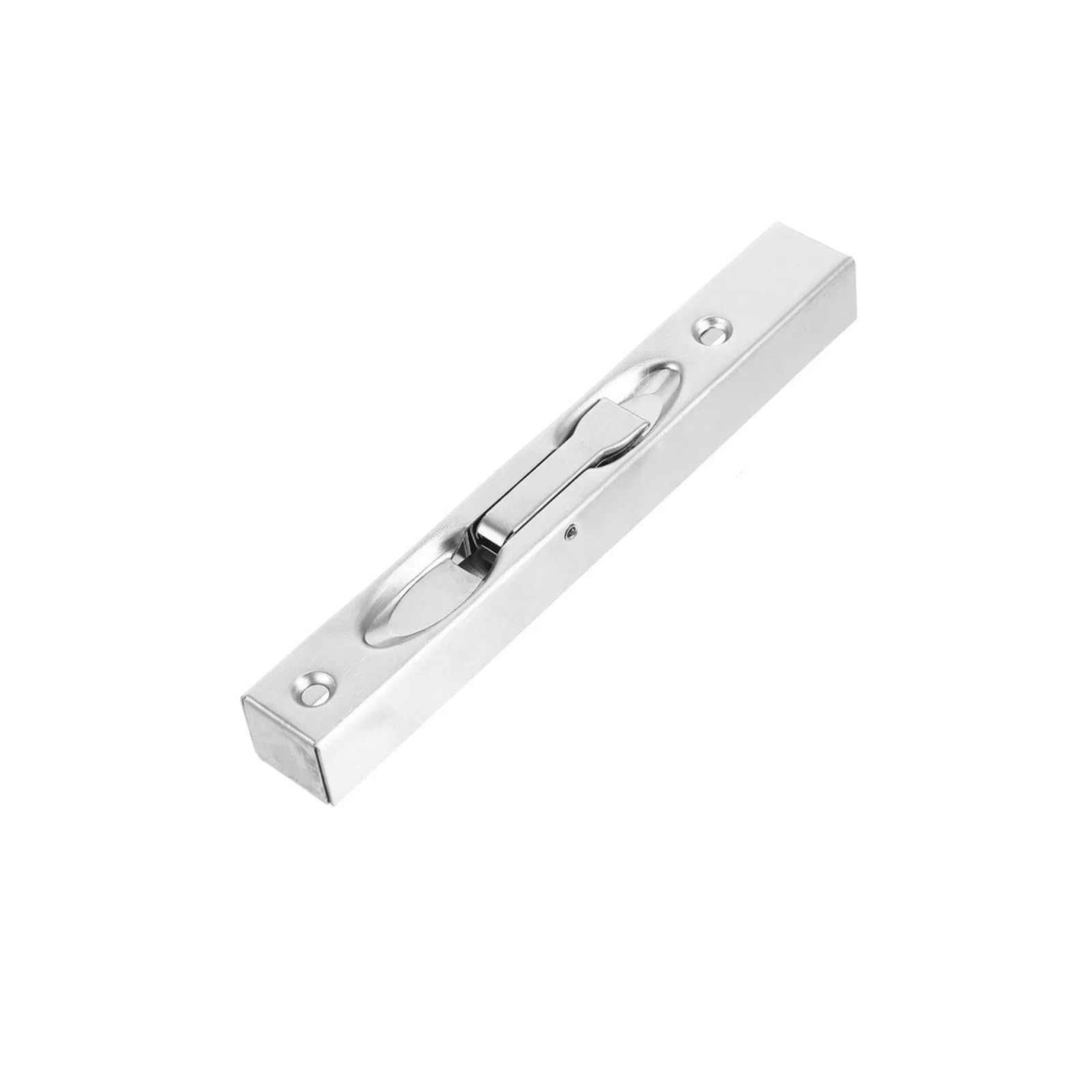 Ayztantine Color 2 Door Flush Bolt Latch Lock Concealed Door 1Set Stainless Steel Door Flush Bolt Brushed Silver 6 Inch For Doors Sliding Double Security For Bedroom, Bathroom(Color 2)