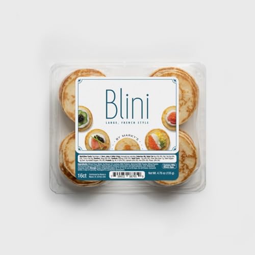 MARKY'S French Caviar Blinis - 16 pcs. - Breakfast Mini
