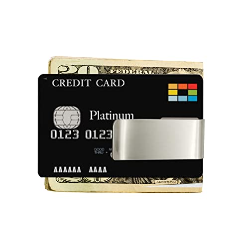 8 PCS Money Clips Stainless Steel Men's Money Clip Wallet Durable Slim Money Holder Stylish Metal Blank Card Holder Wallet3