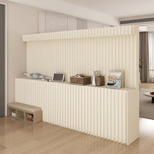 Foldable Paper Room Divider with Display Stand - Portable Display