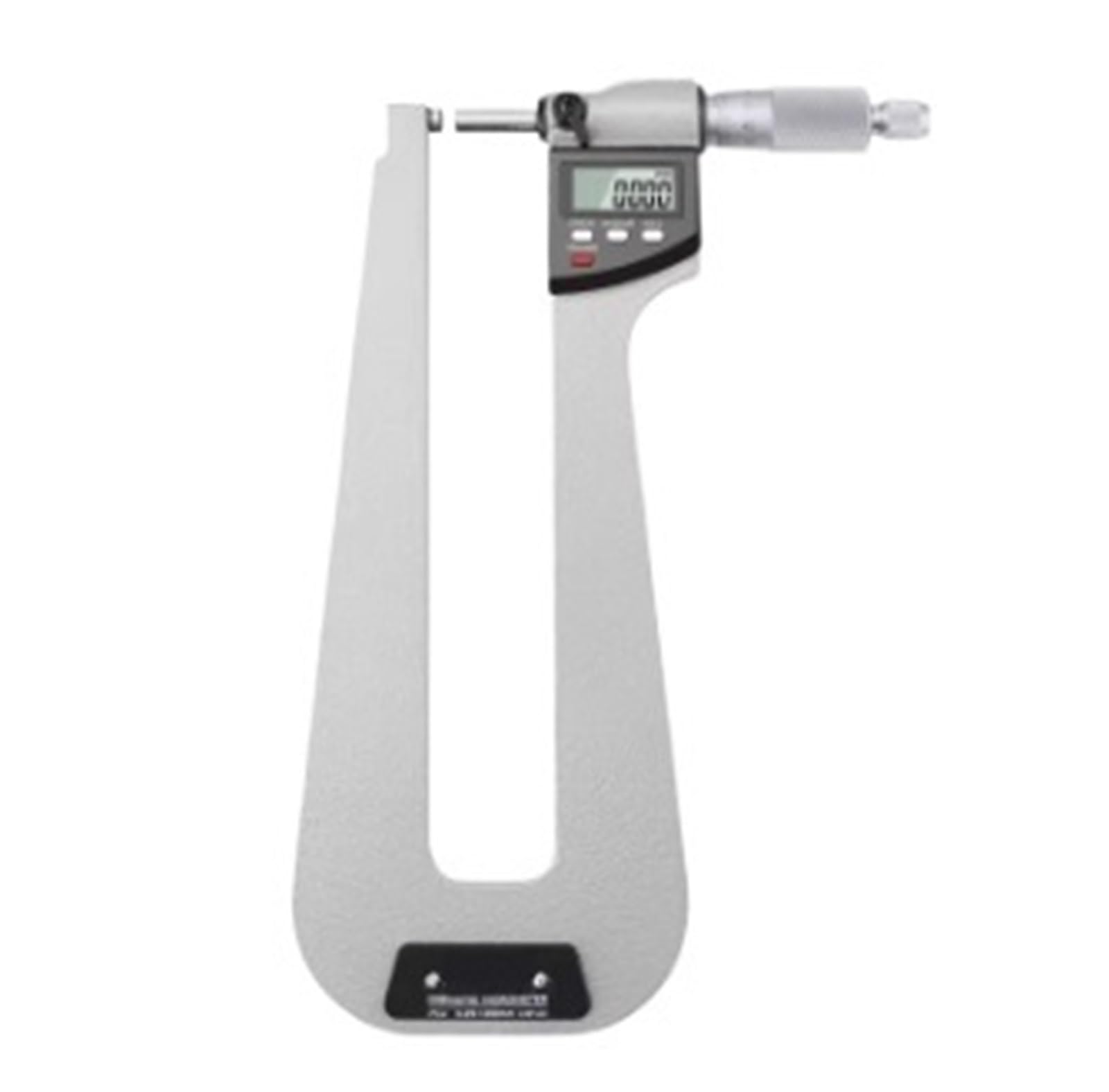 Digital Display Deep Bow Frame Micrometer 211-274 0-25 * 200mm Measuring Plate Thickness Deep Span Micrometer
