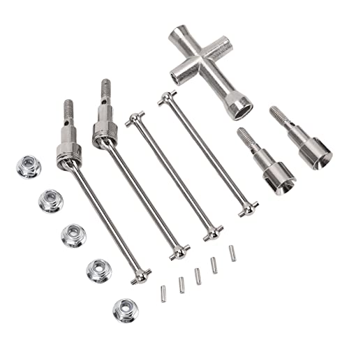 1/16 RC Car Drive Shaft Set Front Rear CVD Axle Kit Compatible with 16101 16102 16103 16201PRO High...