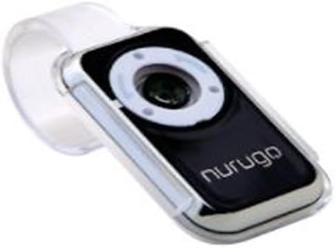 Nurugo Micro 400X Magnification World's Smallest Smartphone Microscope (Silver) Including Brackets for iPhone - Share Media with the Nurugo Application(Android & IOS)