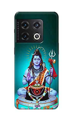 Image of Printed Hard Back Cover Case for OnePlus 10 Pro 5G Back Cover (Lord Shiva) -1803