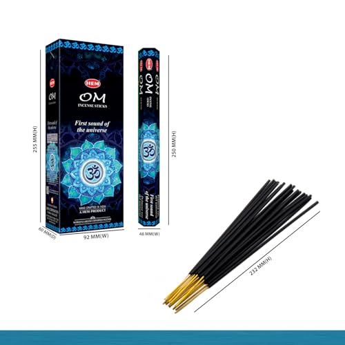Image of Hem OM Incense Sticks (9.3 cm X 6.0 cm X 25.5cm, Black)