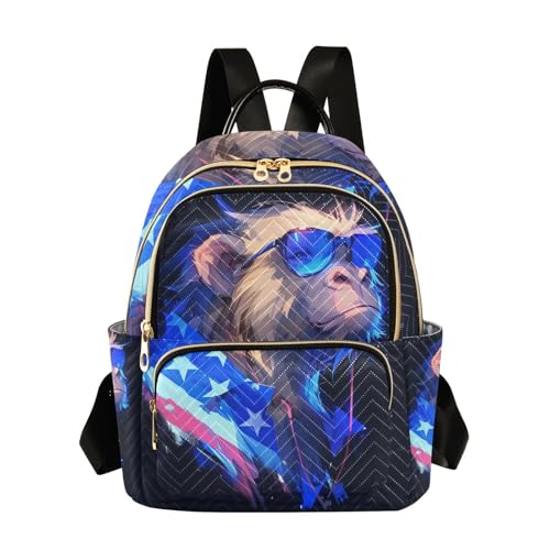 Sac à dos babouin 4 juillet 35cm multifonction et ergonomique pour l'école et les sorties
