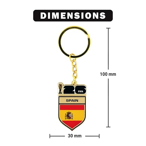 Image of 2026 FIFA World Cup Keychain - Officially Licensed, Collectible Gift for Fans, Durable Metal Ring for Keys, Backpacks