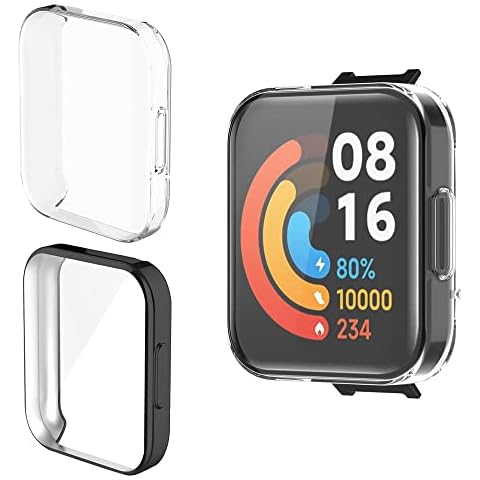 GiiMos Case Compatible with Xiaomi Redmi Watch 2 Lite Flexible TPU Full Protection Cover