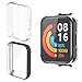 Produktbild GiiMos [2 Stück] Hülle Kompatibel mit Xiaomi Redmi Watch 2 Lite Flexibles TPU Vollschutz mit Displayschutzfolie Kratzfest Displayschutz Schutz Hülle Für Xiaomi Redmi Watch 2 Lite Schwarz + Klar