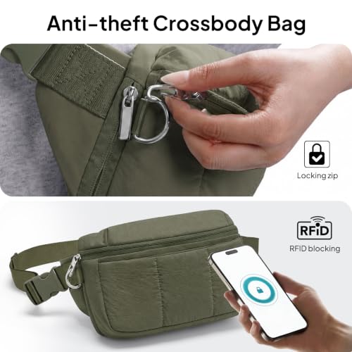 Image of TOPEAST Waist Pack 3.5L Fanny Packs with Water Bottle Holder