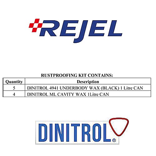 Dinitrol DIY litri top fino a prova di ruggine confezione per Medium auto