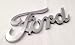 Ford Chrome 3D Emblem 4"x2"